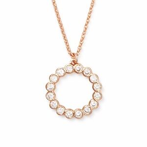 Kate Spade Rose Gold Full Circle Pendant Necklace